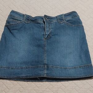 St. John's Bay Blue Denim Skort